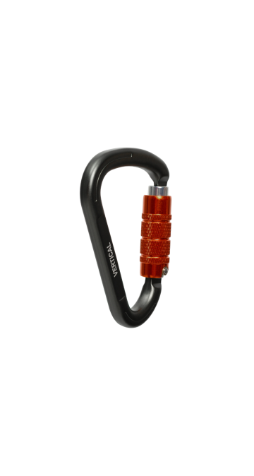 Карабин треугольный трехтактный Keylock Вертикаль Gray