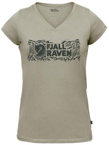 Fjallraven - Легкая женская футболка Logo Stamp T-Shirt 