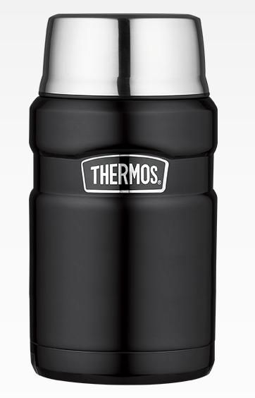 Thermos - Термос для еды с ложкой SK3020-BK King food jar 0.71L