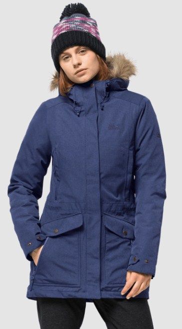 Зимняя утепленная парка Jack Wolfskin Coastal Range Parka