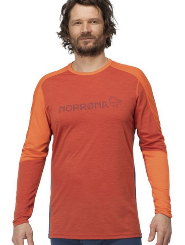 Norrona - Шерстяная футболка для мужчин Equaliser Merino Round Neck