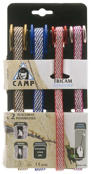Camp - Комплект альпинистских закладок Set Tricam Dyneema