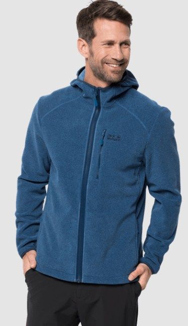 Мягкая куртка из флиса Jack Wolfskin Skywind Hooded Jacket M