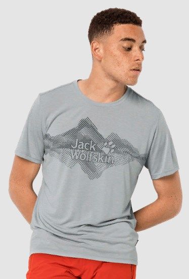 Jack Wolfskin - Удобная футболка Crosstrail Graphic T M