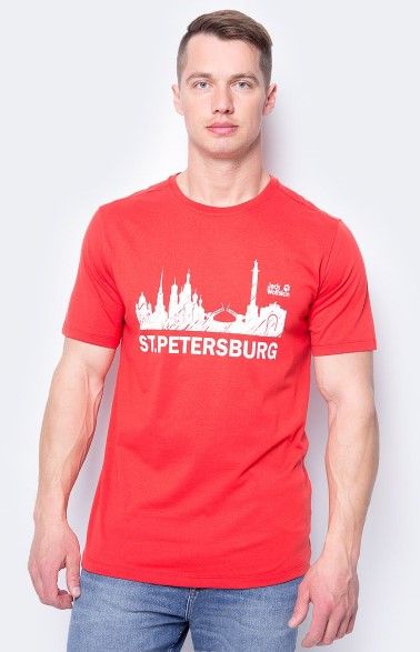 Тематическая футболка Jack Wolfskin St Petersburg T Men