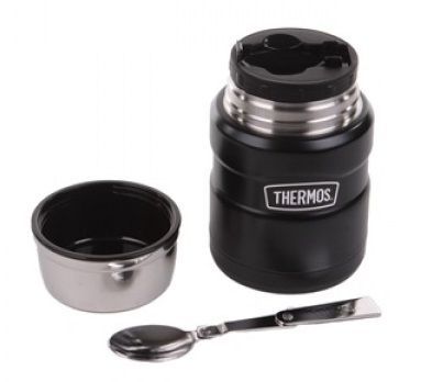 Термос с широким горлышком Thermos SK 3000 BK Matt Black