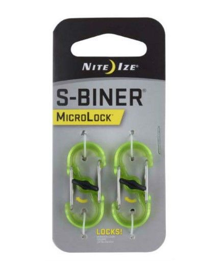 Nite lze - Компактный карабин S-Biner Microlock 2 шт