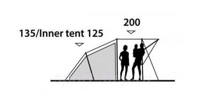 Outwell - Палатка просторная трехместная Woodville 3