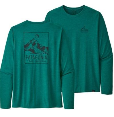 Техничная мужская футболка Patagonia Long-Sleeved Capilene Cool Daily Graphic