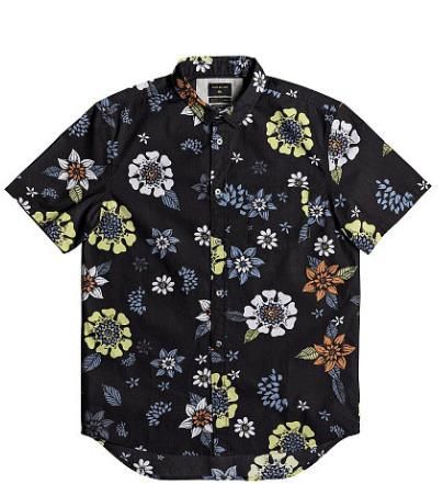 Quiksilver - Яркая рубашка с коротким рукавом Sunset Floral