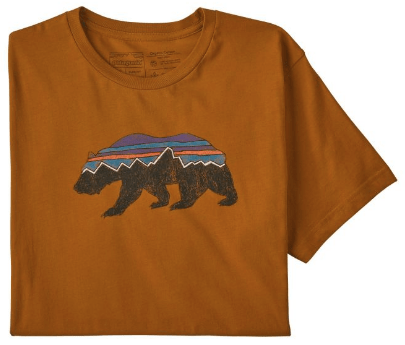Patagonia - Классическая футболка Fitz Roy Bear Organic T-Shirt
