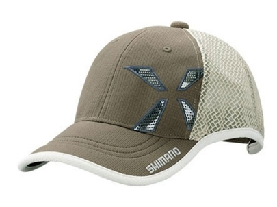 Shimano - Бейсболка спортивная для лета XEF Wind-Fit Half Mesh Cap Regular Size