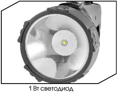 Яркий луч - Аккумуляторный фонарь LA-108