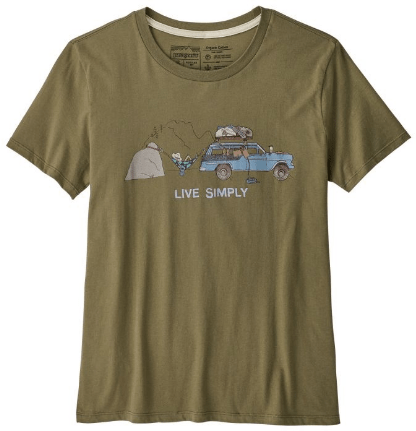 Patagonia - Женская футболка Live Simply Lounger Organic Crew T-Shirt