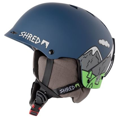 Shred - Шлем фирменный для горнолыжников Half Brain D-Lux Needmoresnow