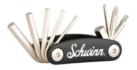 Schwinn - Компактный складной набор шестигранников 9 in 1 Tool