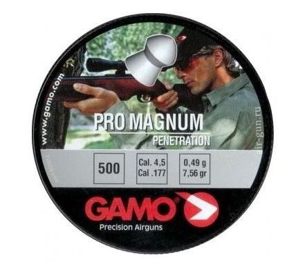 Gamo - Свинцовые пули для пневматики упаковка 500 шт. Pro – Magnum 4.5 мм