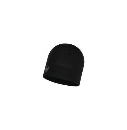 Buff - Шапка легкая Midweight Merino Wool Hat Solid Black