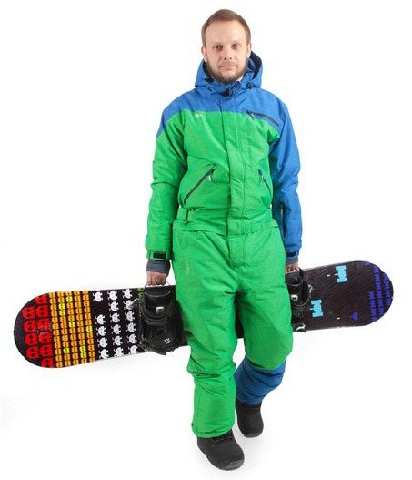 Qluck - Зимний сноубордический комбинезон MIX