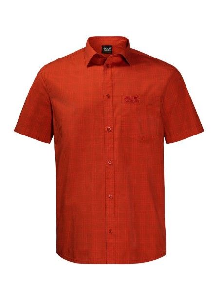 Jack Wolfskin — Рубашка с коротким рукавом Hot springs shirt