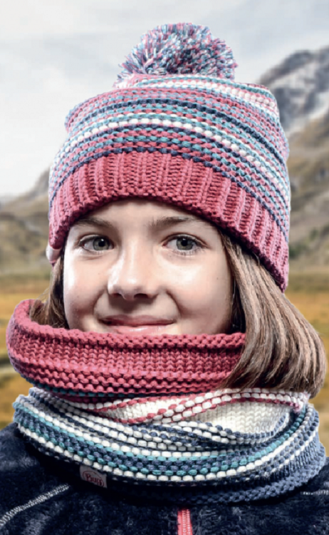 Buff - Полосатый детский шарф Knitted & Polar Neckwarmer Amity 
