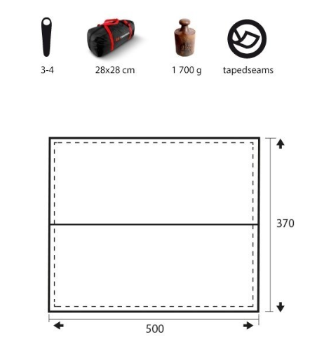 Trimm - Защитный тент-шатер Trace XL 3