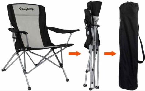King Camp - Туристическое раскладное кресло 3849 Comfort Arms Chair