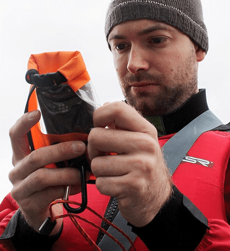 Aquapac - Надежный чехол Mini Stormproof Phone Case Orange