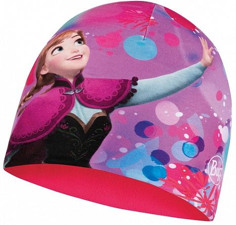 Buff - Красивая детская шапка Frozen Micro Polar Anna Bright Pink