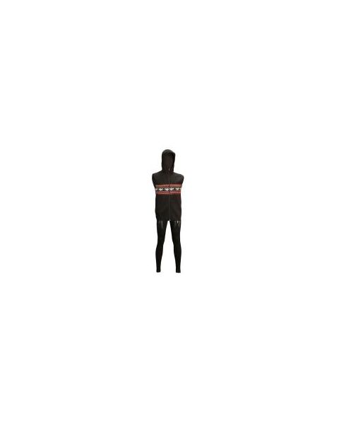 Шерстяная безрукавка с подогревом и капюшоном мужская Redlaika Arctic Merino Wool RL-TM-08 (4400 мАч)