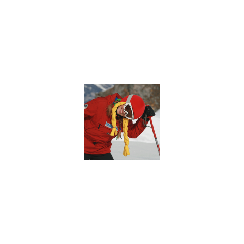 Нашлемник для девушек оригинальный Coolcasc S071 Little Red Hood