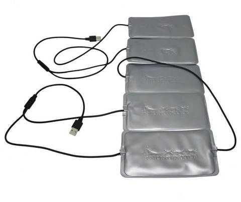 Греющий комплект для одежды без Power Bank RedLaika ГК5-USB (5 модулей, без Power Bank)