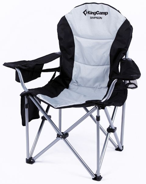 Удобное раскладное кресло King Camp 3888 Delux Steel Arms Chair