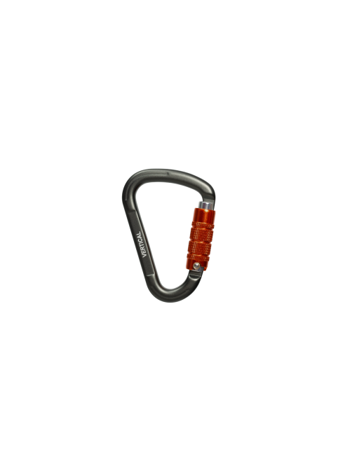 Карабин треугольный трехтактный Keylock Вертикаль Gray