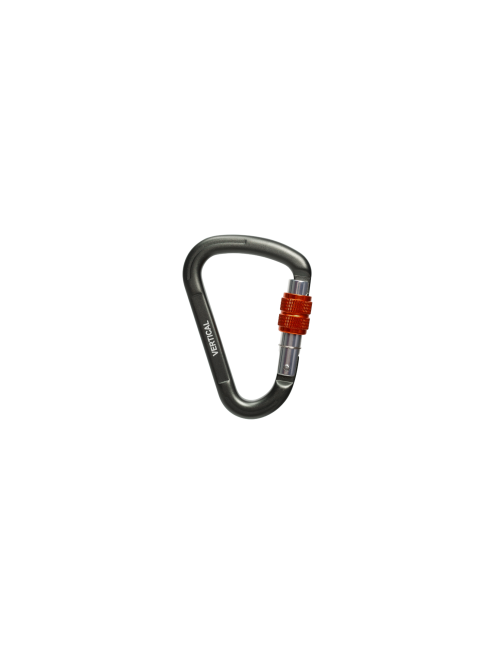 Карабин треугольный с муфтой Keylock Вертикаль Gray