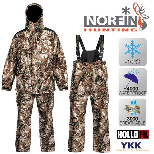Костюм охотничий для зимы Norfin Hunting Game Passion Green