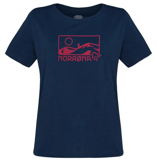 Norrona - Стильная мягкая футболка для женщин 29 Cotton Touring T-Shirt