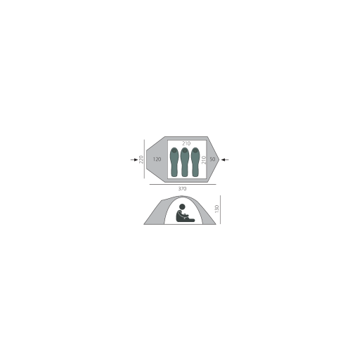 Палатка туристическая  BTrace Challenge 3
