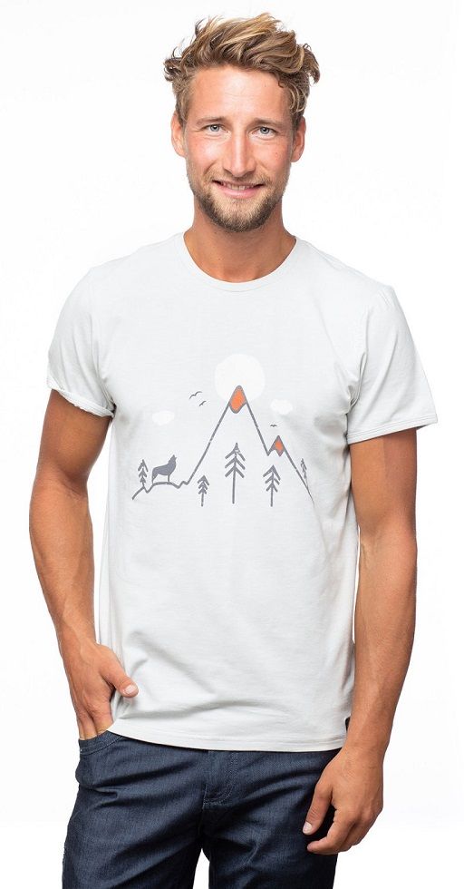 Комфортная мужская футболка Chillaz Gandia Howling Wolf