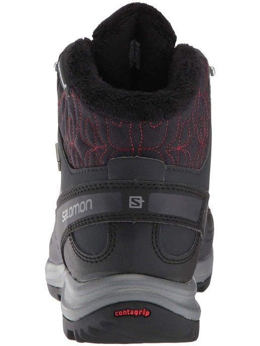 Ботинки утепленные Salomon Shoes Kana Cs Wp 2 Phantom/Bk/Beet Red