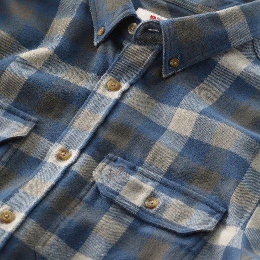 Fjallraven - Практичная фланелевая рубашка Skog Shirt