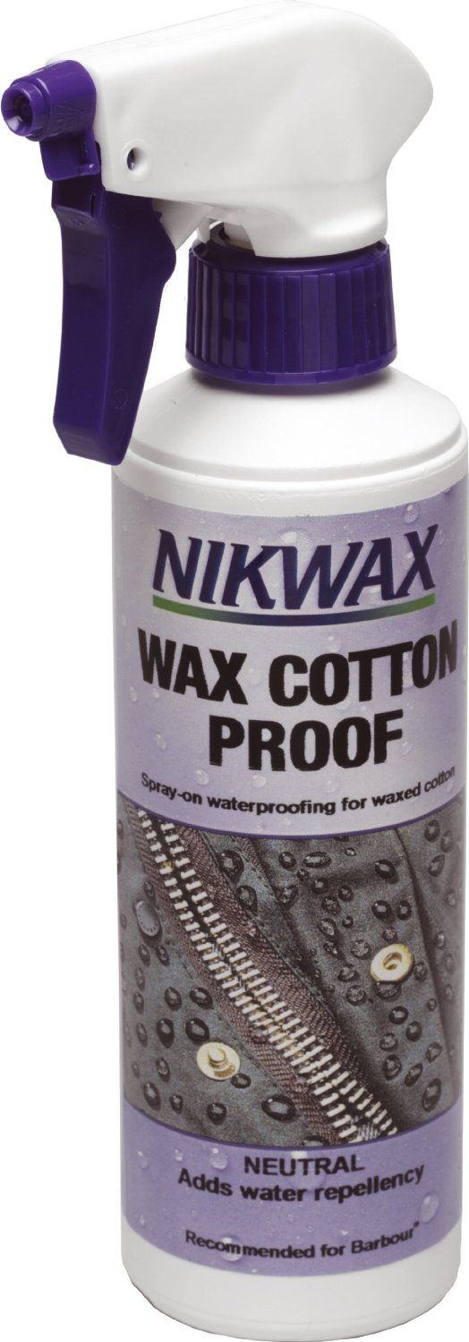 Nikwax - Практичная водоотталкивающая пропитка-спрей Wax Cotton Proof Neutral 300 мл
