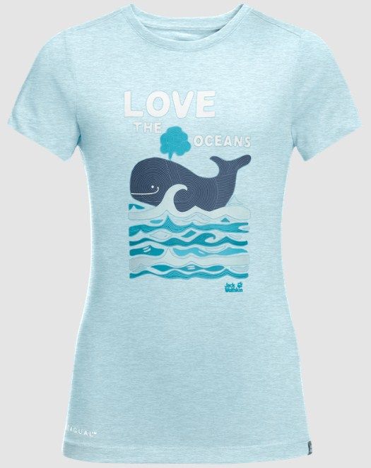 Летняя футболка Jack Wolfskin Ocean T Kids