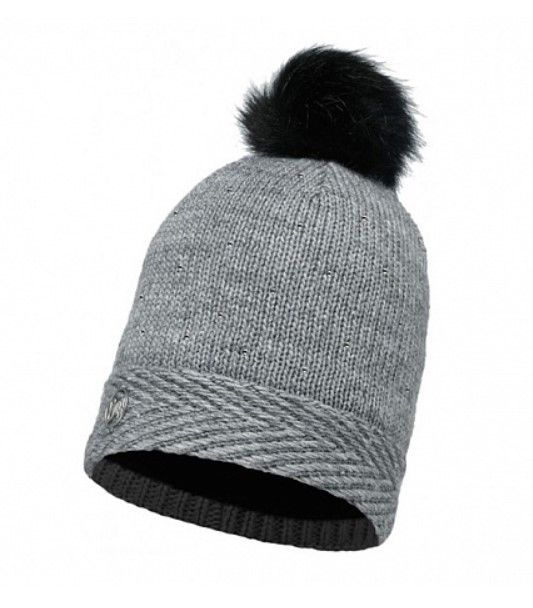 Buff - Модная шапка Ski Chic Collection Knitted & Polar Hat Buff Aura Grey Chic