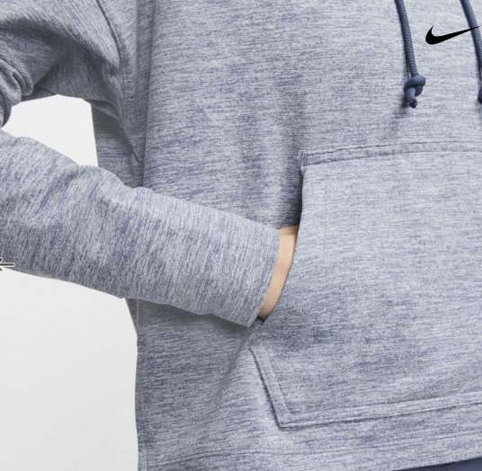 Толстовка для йоги Nike W NK Yoga Jersey Crop Hoodie