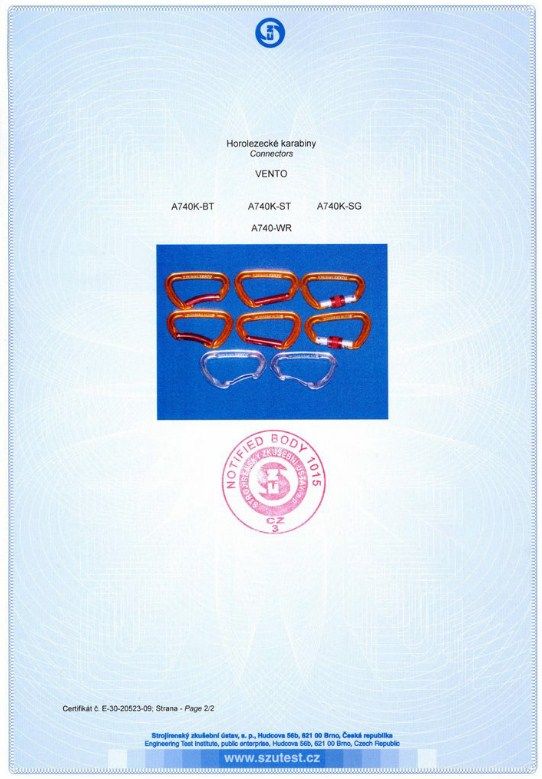 Венто - Набор из семи скалолазных карабинов в разных цветах Light Set