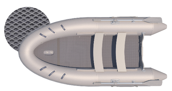Съемный коврик в лодку Badger ARL, EVA