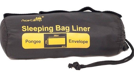 Туристический прямоугольный вкладыш в спальный мешок Ace Camp Sleeping Bag Liner Polyester Envelope