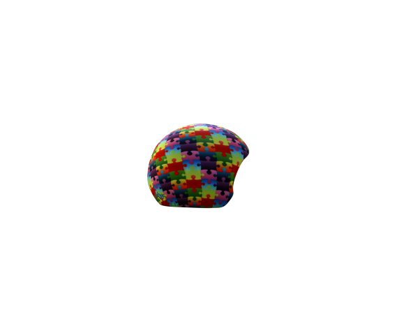 Нашлемник яркий Coolcasc 148 Colour Puzzle