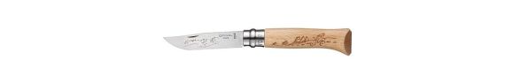 Нож с изображением Opinel №8 VRI Animalia